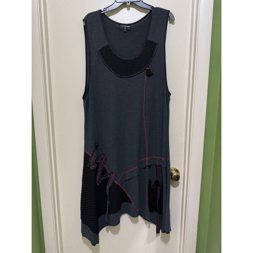 LOVE THE QUEEN BY DONNA VINCI ART TO WEAR DRESS 2x NWOT
